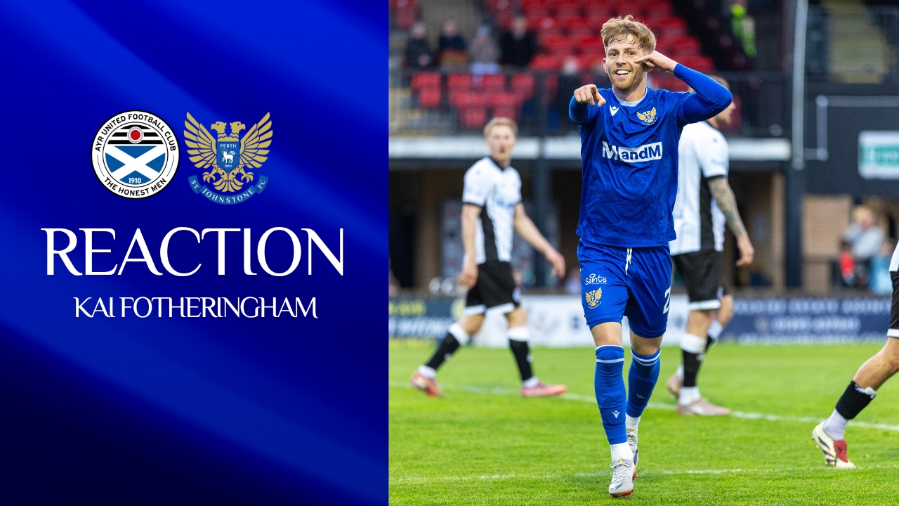 Kai Fotheringham || Ayr United reaction