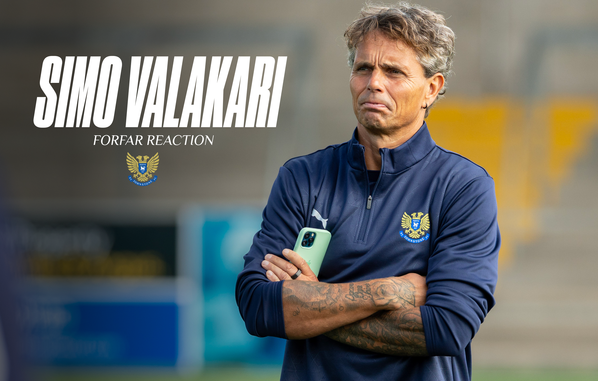Simo Valakari || Forfar Athletic reaction